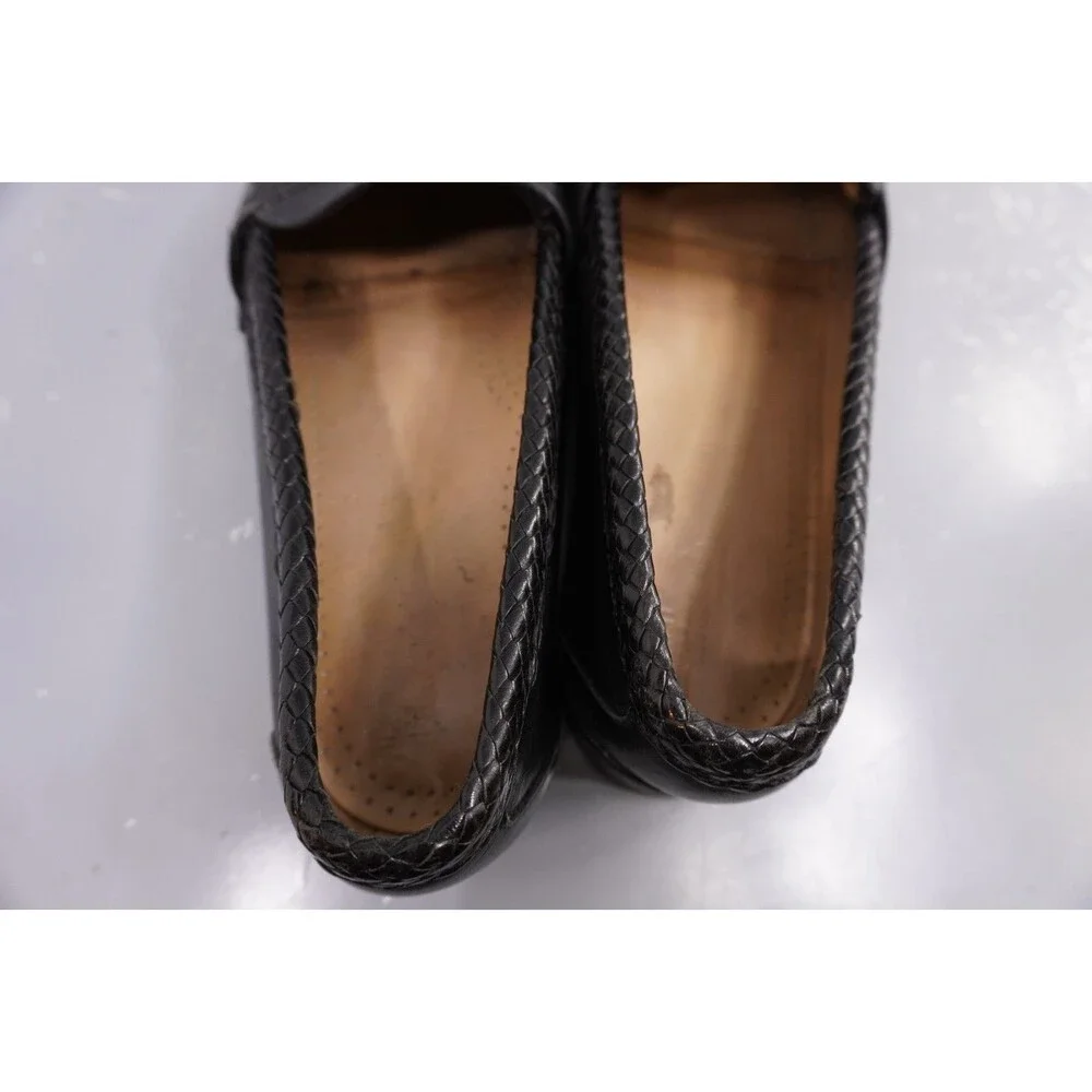 Allen Edmonds Maxfield Men's Size 10.5D Black Leather Tassel Dress Shoes USA